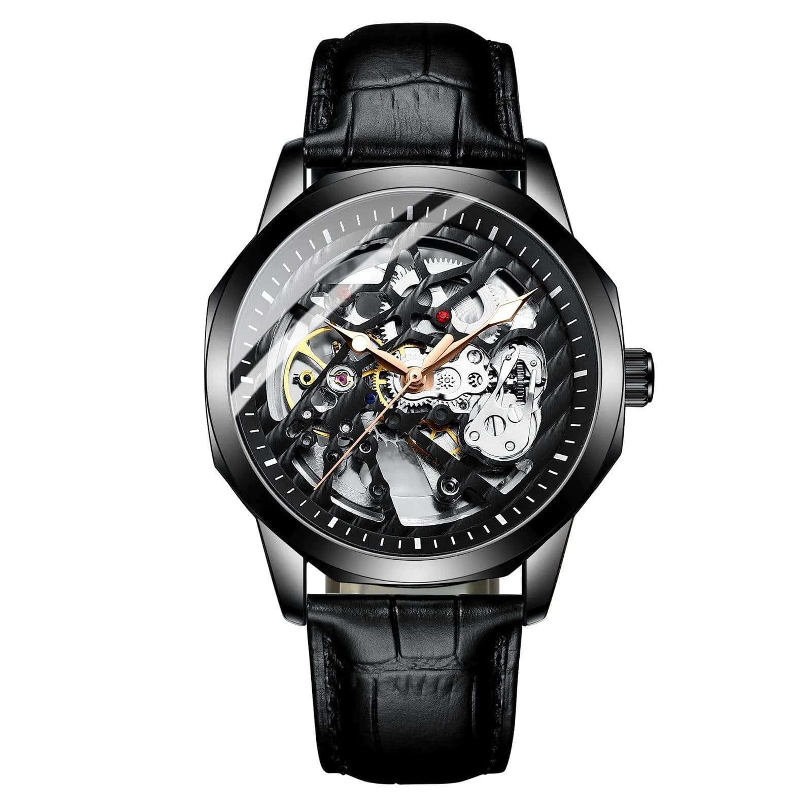 image-Mechanical Automatic Hollow Out Famous Watch For Men