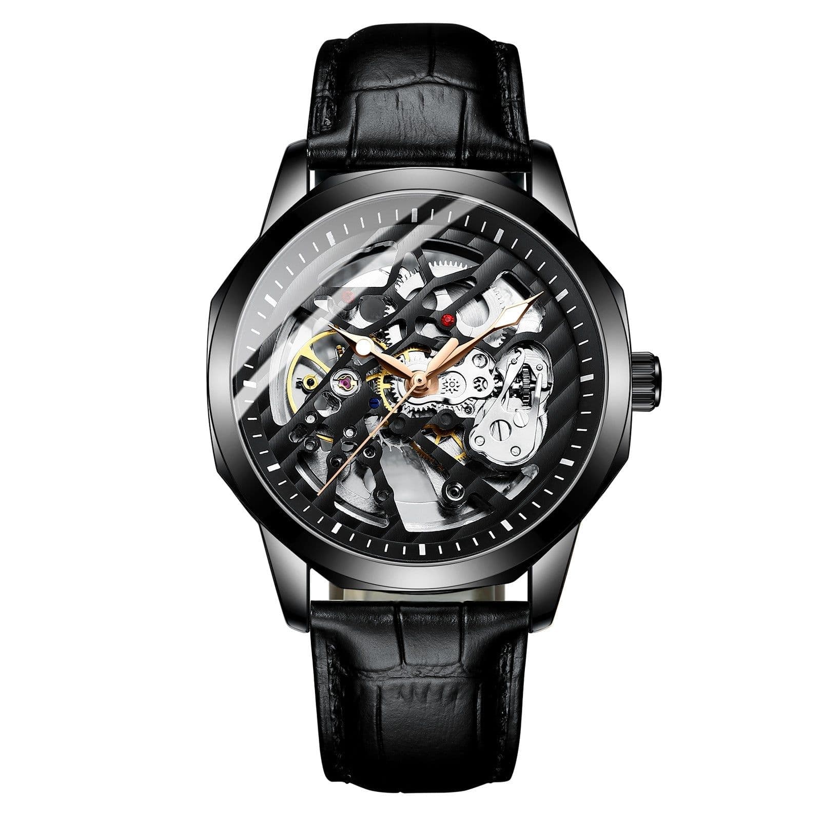 image-Mechanical Automatic Hollow Out Famous Watch For Men