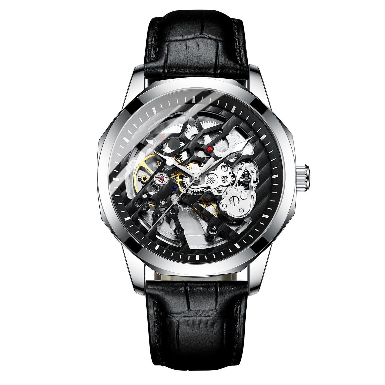 image-Mechanical Automatic Hollow Out Famous Watch For Men