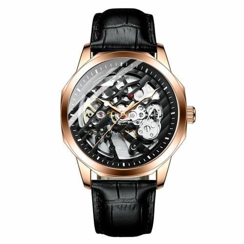 image-Mechanical Automatic Hollow Out Famous Watch For Men