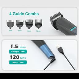 image-All In 1 Beard Hair Trimmer For Men Grooming Kit Electric Shaver Body