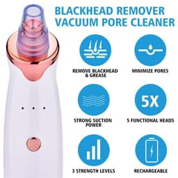 image-Facial Blackhead Remover Electric Acne Cleaner Blackhead Black Point