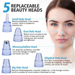 image-Facial Blackhead Remover Electric Acne Cleaner Blackhead Black Point