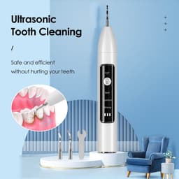 image-Electric Dental Tartar Scraper Ultrasonic Dental Scaler for Teeth
