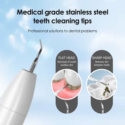 image-Electric Dental Tartar Scraper Ultrasonic Dental Scaler for Teeth