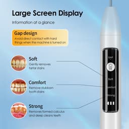 image-Electric Dental Tartar Scraper Ultrasonic Dental Scaler for Teeth