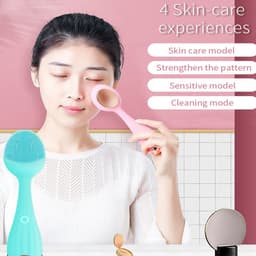 image-Facial Cleansing Brush Electric Sonic Face Brush For Makeup
