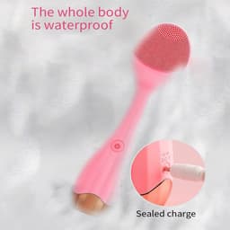 image-Facial Cleansing Brush Electric Sonic Face Brush For Makeup