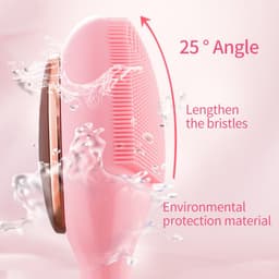 image-Facial Cleansing Brush Electric Sonic Face Brush For Makeup