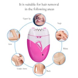 image-Electric Epilator USB Rechargeable Women Shaver Whole Body Available