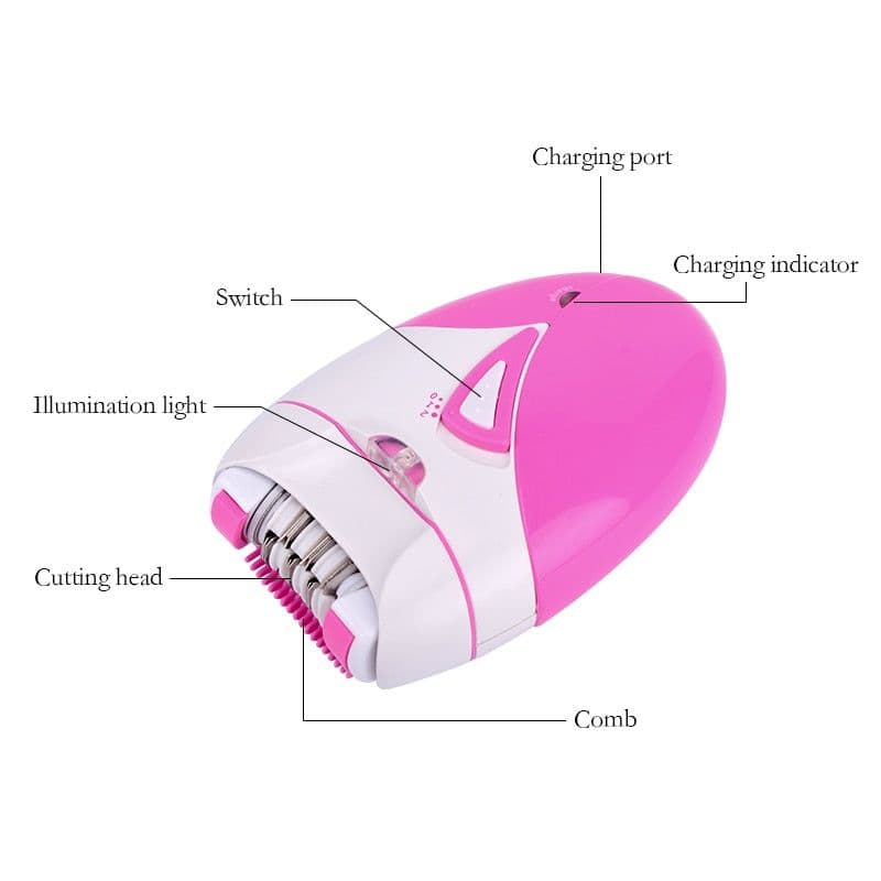 image-Electric Epilator USB Rechargeable Women Shaver Whole Body Available