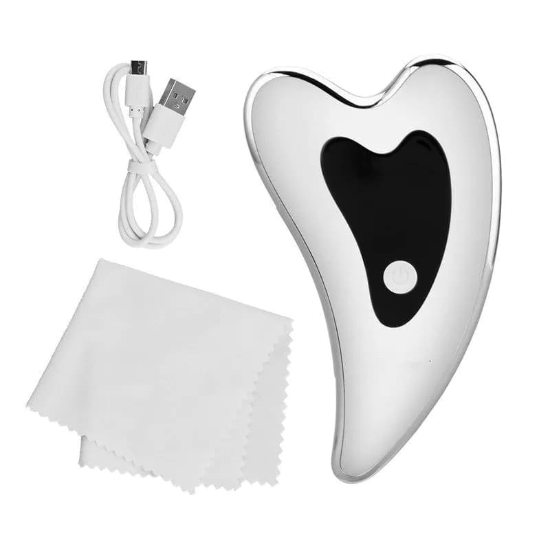 image-Micro-current Face Electric Guasha Massager Machine Facial Massage
