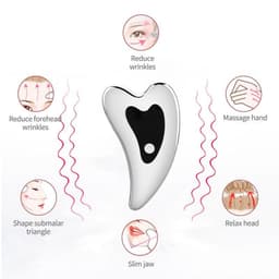 image-Micro-current Face Electric Guasha Massager Machine Facial Massage