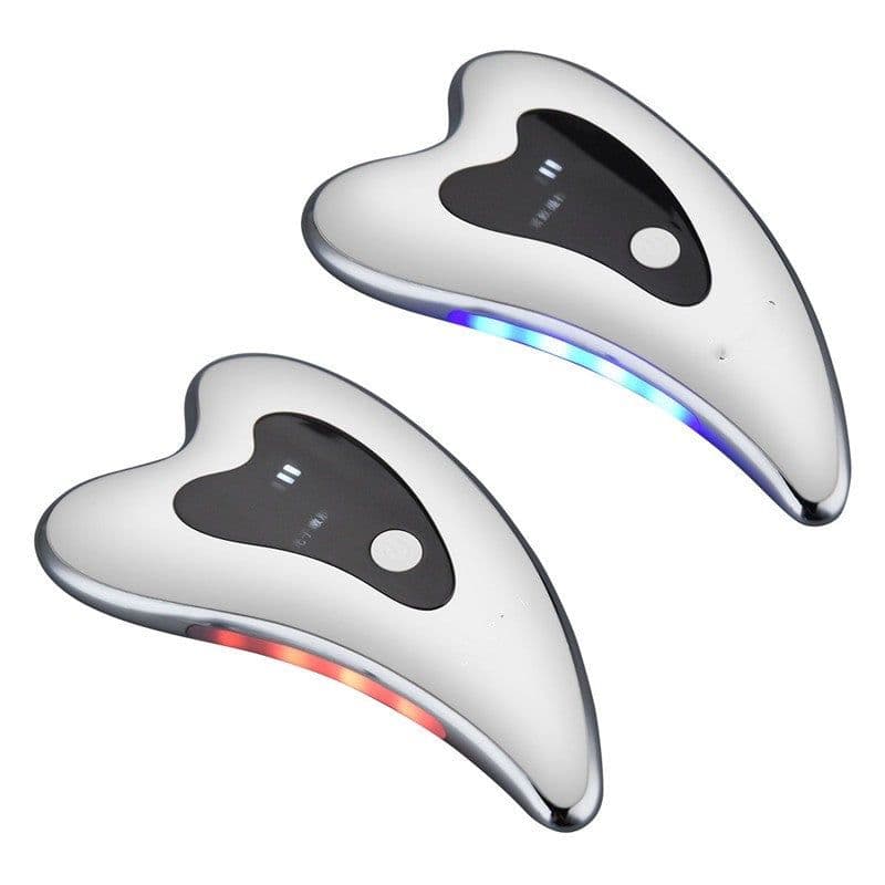 image-Micro-current Face Electric Guasha Massager Machine Facial Massage