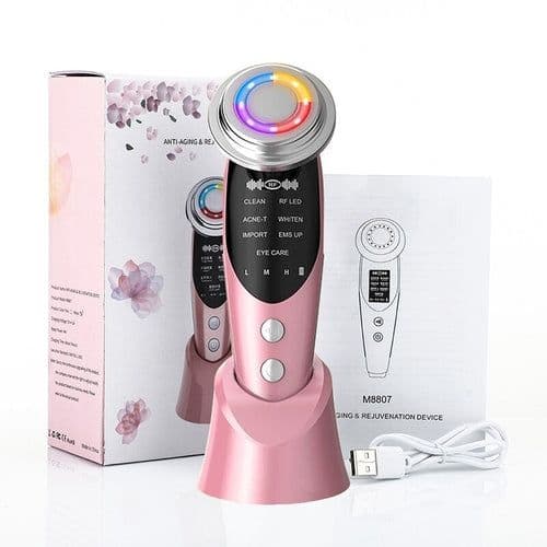 image-7 In 1 RF Face Massager Skin Rejuvenation Mesotherapy Facial Lifting