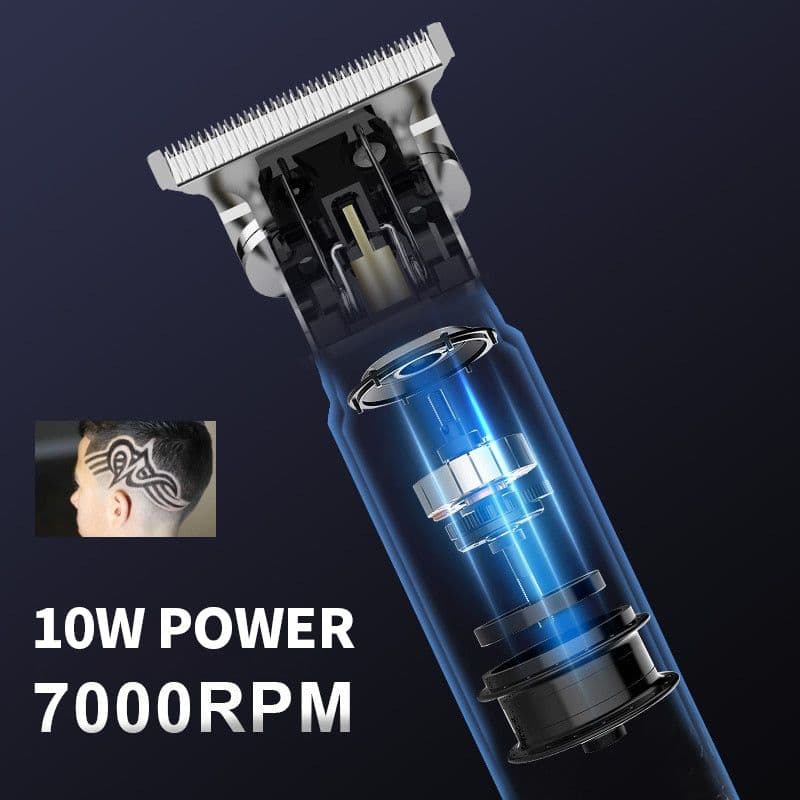 image-Cordless Electric Hair Clipper for Men Haircut Trimmer USB