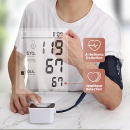 image-Automatic Digital Wrist Blood Pressure Monitor Sphygmomanometer