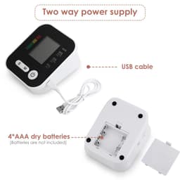 image-Automatic Digital Wrist Blood Pressure Monitor Sphygmomanometer