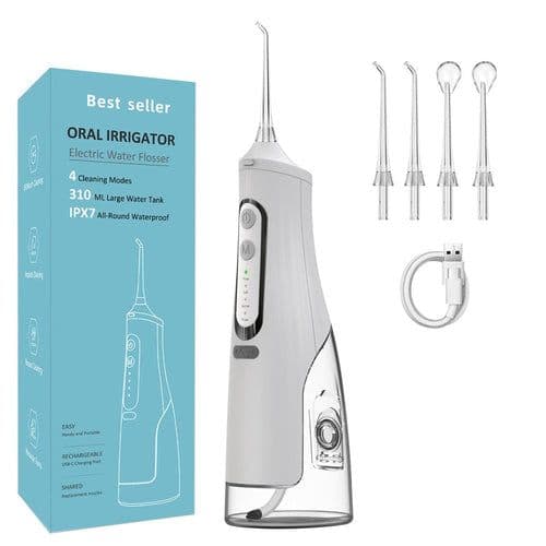 image-310ml Oral Irrigator Dental Portable Water Flosser USB Rechargeable 4