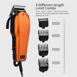 image-220-240V Household Trimmer Professional Classic Haircut Corded Clipper