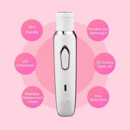 image-4 in 1 Electric Women Epilator Bikini Body Armpit Electric USB