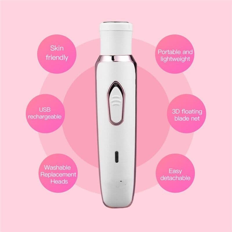 image-4 in 1 Electric Women Epilator Bikini Body Armpit Electric USB