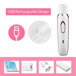 image-4 in 1 Electric Women Epilator Bikini Body Armpit Electric USB