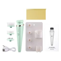 image-4 In 1 Electric Facial Cleansing Brush Waterproof Roller Massager Deep