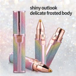 image-2 In 1 Electric Eyebrow Trimmer Female Women Epilator Eye Brow Lip
