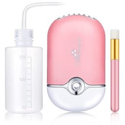 image-3 in 1 USB Air Conditioning Lash Fan Dryer Lash Shampoo Brushes Nose