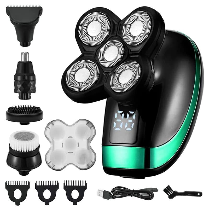 image-5 IN 1 Electric Razor Electric Shaver Rechargeable Shaving Machine for