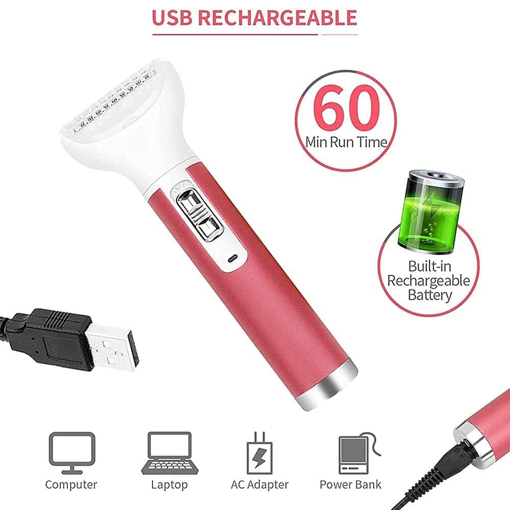 image-5 in 1 Women Epilator Female Eyebrow Trimmer Lady Shaver For Hair