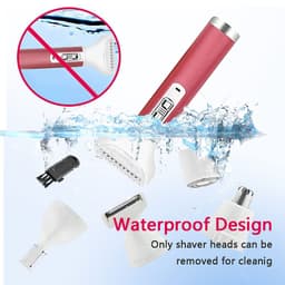 image-5 in 1 Women Epilator Female Eyebrow Trimmer Lady Shaver For Hair