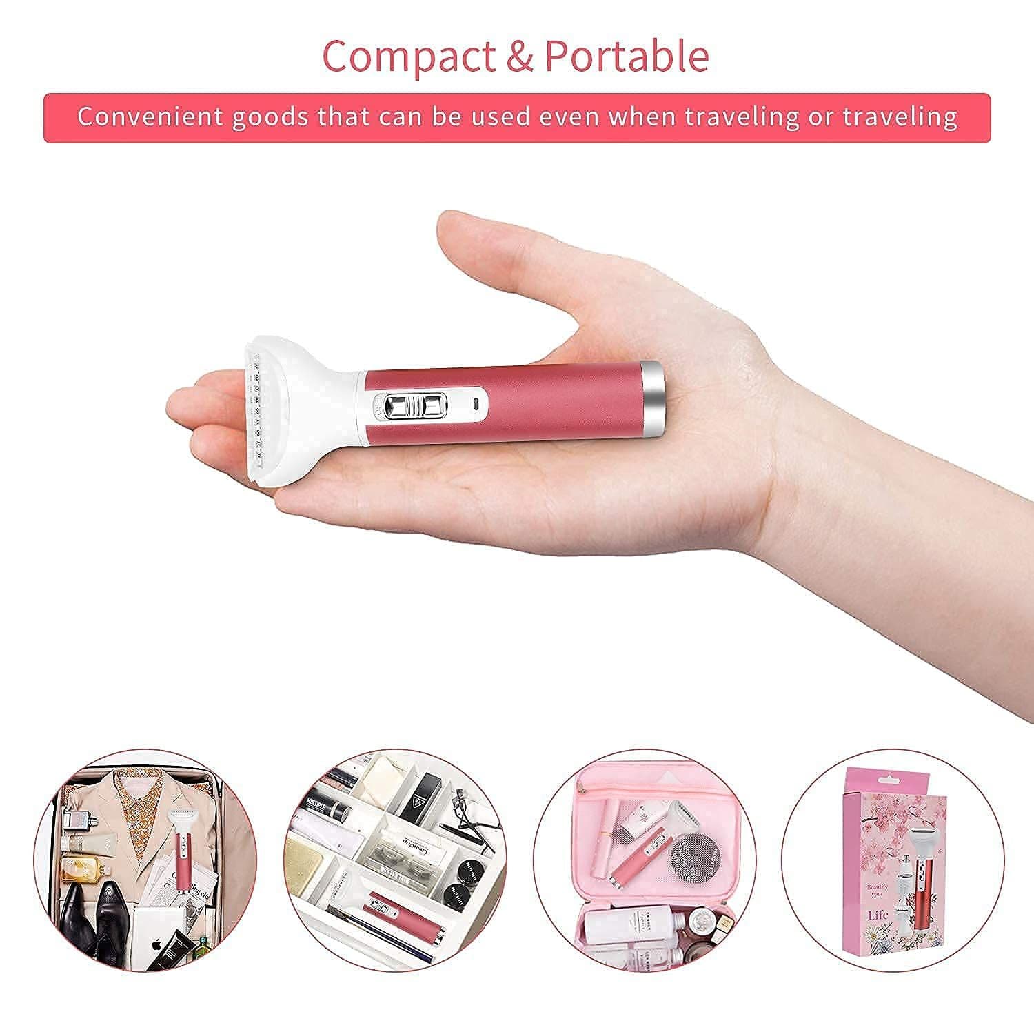 image-5 in 1 Women Epilator Female Eyebrow Trimmer Lady Shaver For Hair