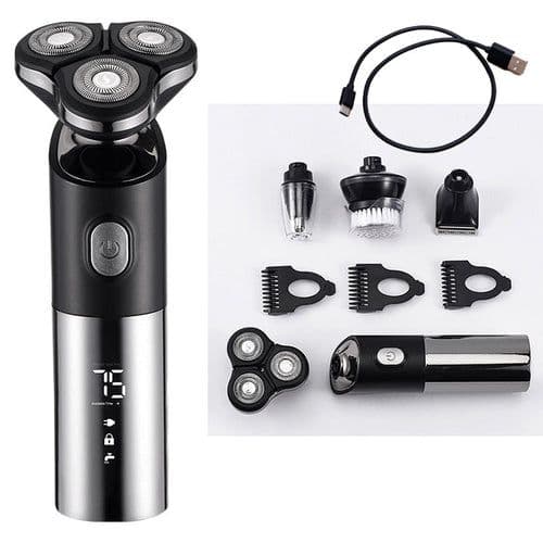 image-4 In 1 Men's Hair Shaver Electric Beard Nose Ear Trimmer Razor Machine