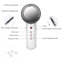 image-3 In 1 Ultrasonic Far Infrared EMS Facial Body Slimming Massager Skin