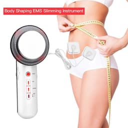 image-3 In 1 Ultrasonic Far Infrared EMS Facial Body Slimming Massager Skin