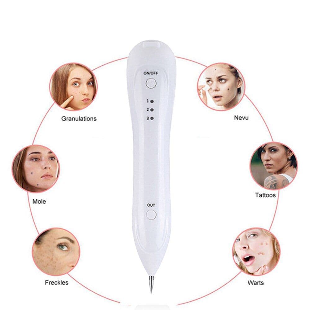 image-Electric Plasma Jet Pen Freckle Remover Machine Mole Removal Dark
