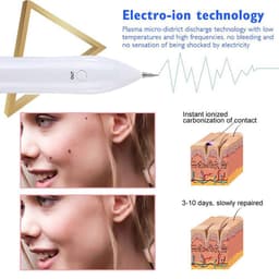 image-Electric Plasma Jet Pen Freckle Remover Machine Mole Removal Dark