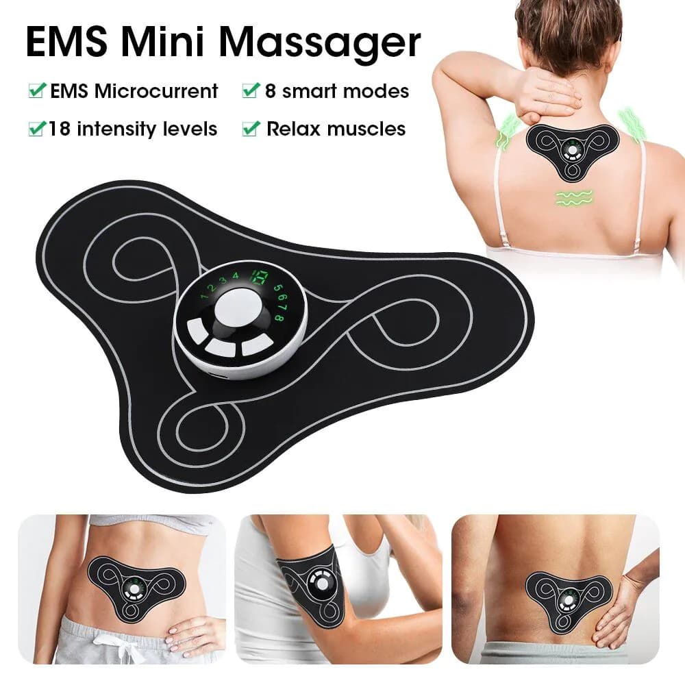 image-EMS Electric Massager Stimulator Pain Relief Neck Back Leg Health Care
