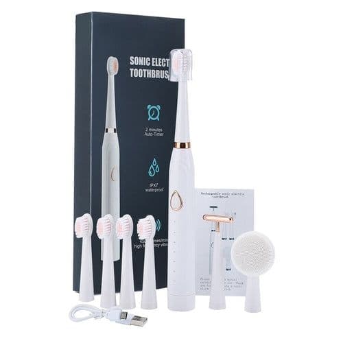 image-7 in 1 Electric Toothbrush and Accessories Sonic Tooth Brush Dental