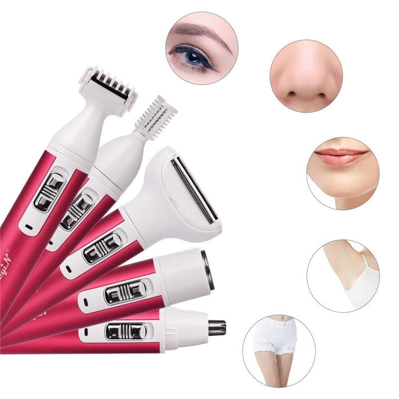 image-5 In 1 Electric Lady Shaver Painless Hair Removal Epilator Shaving