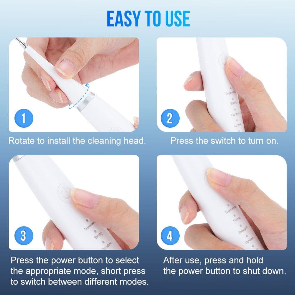 image-Sonic Dental Scaler Stone Removal Calculus Tartar Eliminator Remover