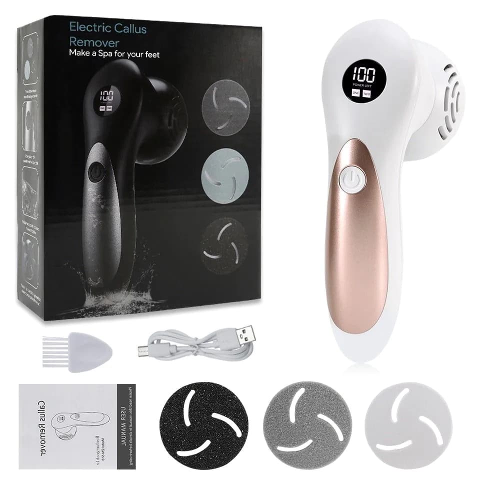 image-Electric Grinding Pedicure Tools Foot Sandpaper File for Heels