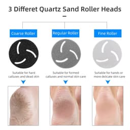 image-Electric Grinding Pedicure Tools Foot Sandpaper File for Heels