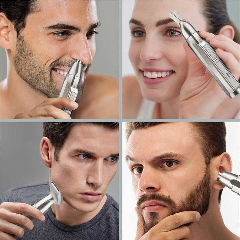 image-Adjustable Electric Hair Cutting With Lcd Hair Clipper Electric Shaver