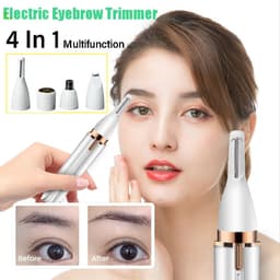 image-4 In 1 Electric Epilator Electric Eyebrow Nose Hair Trimmer Painless