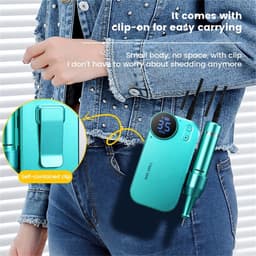 image-35000RPM Portable Electric Nail Drill Manicure Machine Acrylic Gel