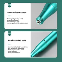 image-35000RPM Portable Electric Nail Drill Manicure Machine Acrylic Gel