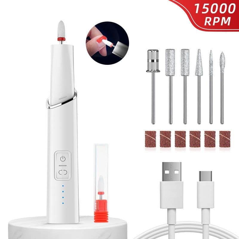 image-15000RPM Electric Nail Drill Mill For Manicure With 4 Kinds Of Speed